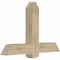 Ekena Millwork Eugene Rough Sawn Timber Gable Bracket, Douglas Fir, 48"W x 32"H x 6"D x 6"F, 16/12 Pitch GBW048X32X0606EUG00RDF - alternate 5